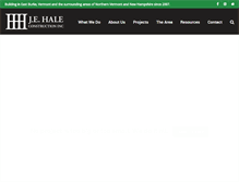 Tablet Screenshot of jehaleconstruction.com